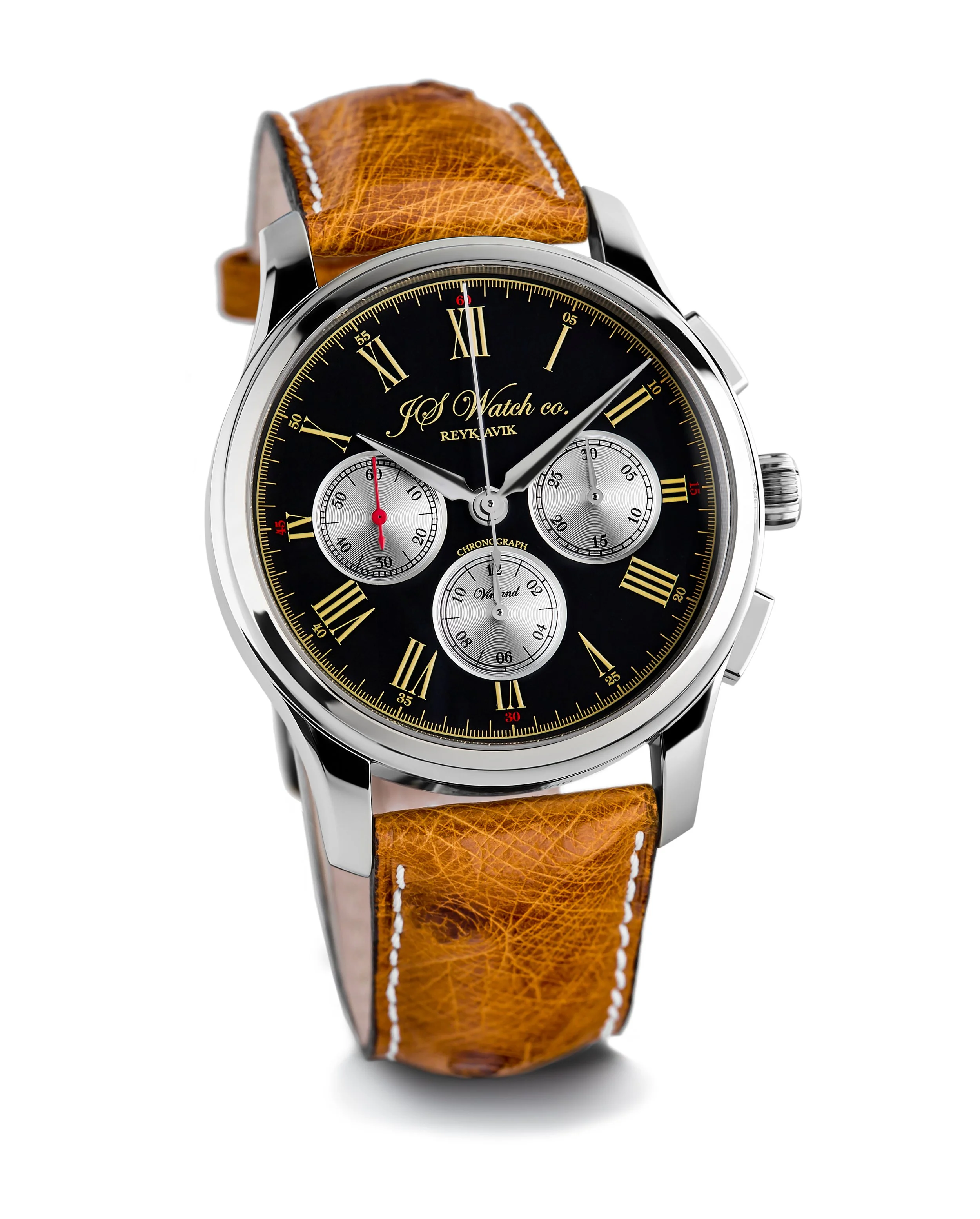 JS Watch Company Reykjavik — Vínland Chronograph Classic - Black